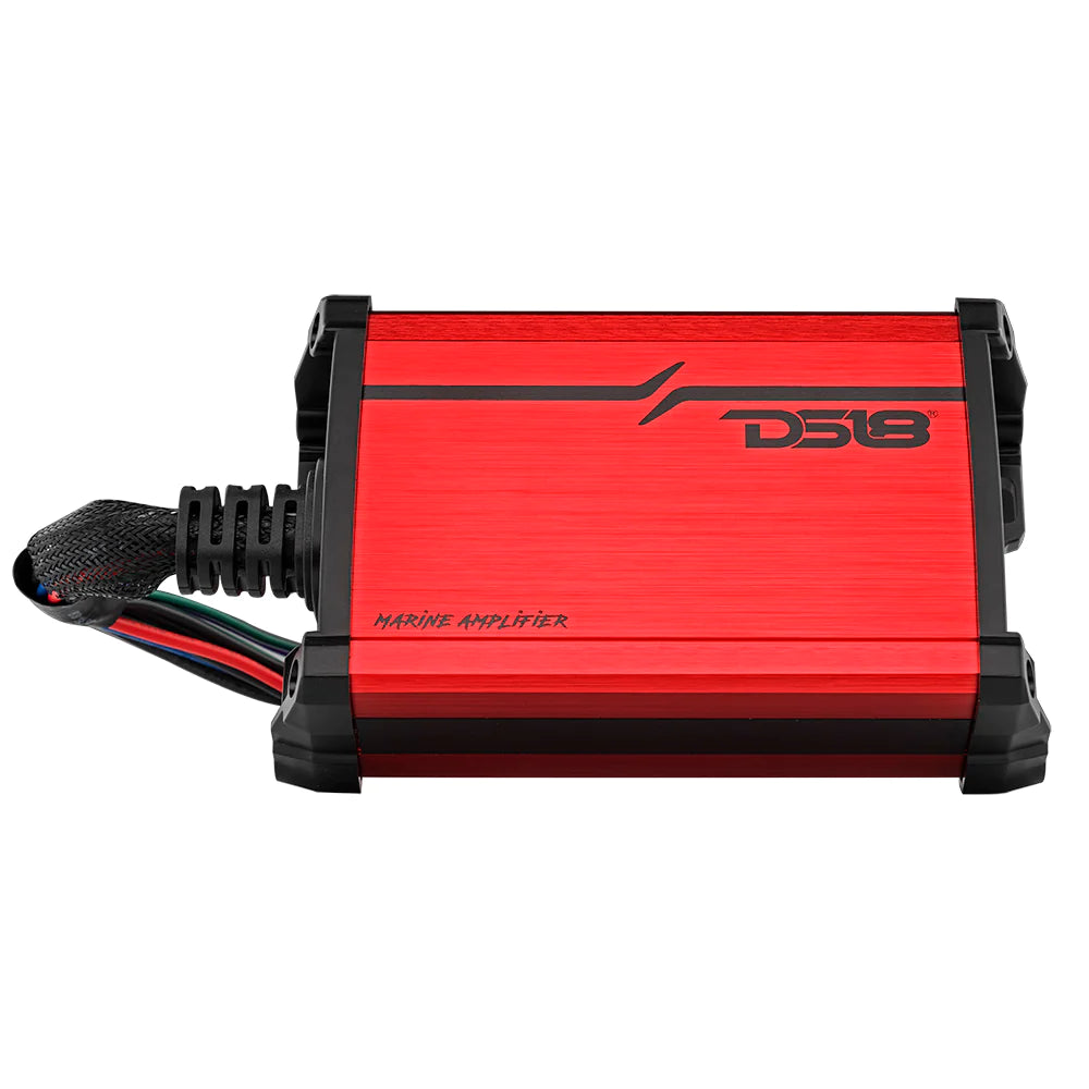 MP 4-Channel Full-Range Class D IP67 Marine and Powersports Amplifier 4 x 40 Watts Rms @ 4-Ohm