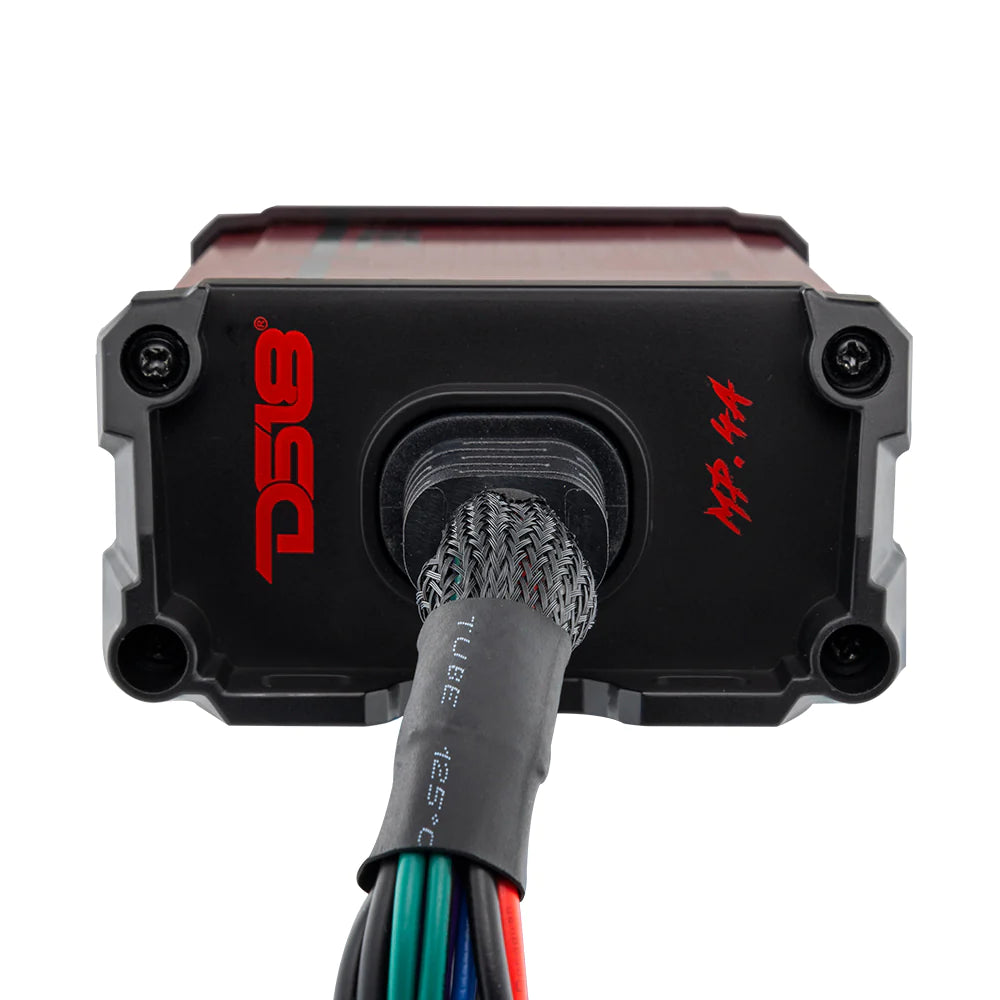 MP 4-Channel Full-Range Class D IP67 Marine and Powersports Amplifier 4 x 40 Watts Rms @ 4-Ohm