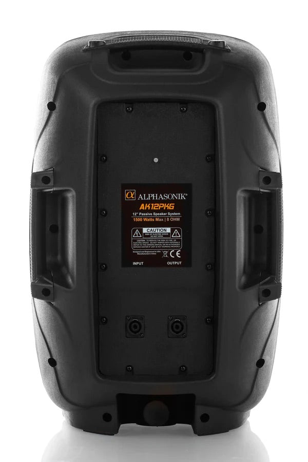 Alphasonik All-in-one 12" Powered 1500W PRO DJ Amplified Loud Speakers