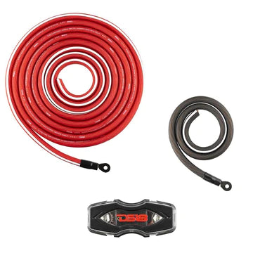 DS18 AMPKIT0 – 0GA CCA Installation Kit for Car Audio Amplifiers