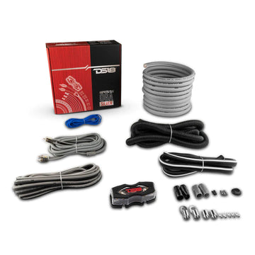 DS18 AMPKIT0 – 0GA CCA Installation Kit for Car Audio Amplifiers