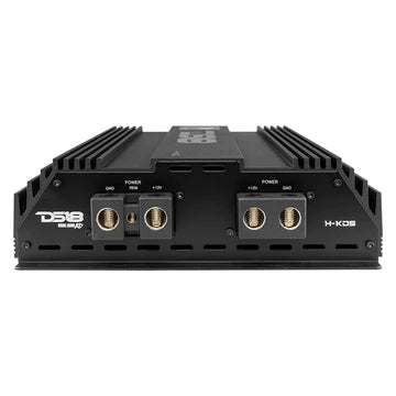 DS18 H-KO5 HOOLIGAN SPL 1-Channel Monoblock Car Amplifier, Voltmeter, Clip Indicator 5000 Watts Rms 1-Ohm Made In Korea