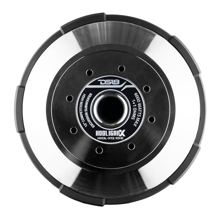 DS18 HOOL-X12.1DHE HOOLIGAN 12" High Excursion Car Subwoofer 4000 Watts Rms 4" Dvc 1-Ohm