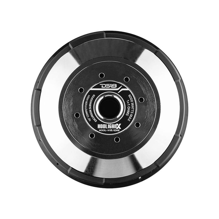 DS18 HOOL-X15.1DHE HOOLIGAN 15" High Excursion Car Subwoofer 4000 Watts Rms 4" Dvc 1-Ohm