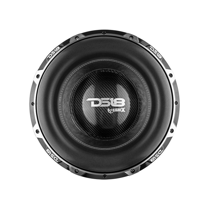 DS18 HOOL-X15.1DHE HOOLIGAN 15" High Excursion Car Subwoofer 4000 Watts Rms 4" Dvc 1-Ohm