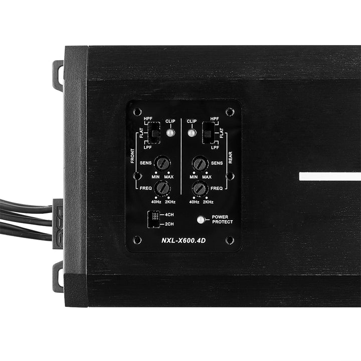 DS18 HYDRO NXL-X600.4D 4-Channel Marine Waterproof Amplifier - Class D Full-Range 4 x 150 Watts RMS @ 4 Ohm 1600 Watts Peak