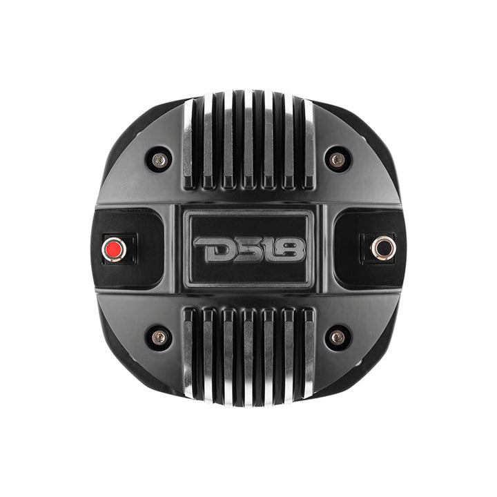 DS18 PRO-DKH1XS 2" Bolt On Throat Compression Driver with Spacer, 2" Throat Titanium VC and PRO-HA52/BK Horn 640 Watts 114dB 8 ohm Mounting Depth 5.74"