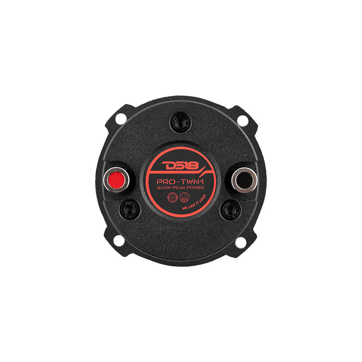 DS18 PRO-TWN1 3" High Compression Neodymium Slim Super Bullet Tweeter 240 Watts 1" Titanium 4-Ohm Vc