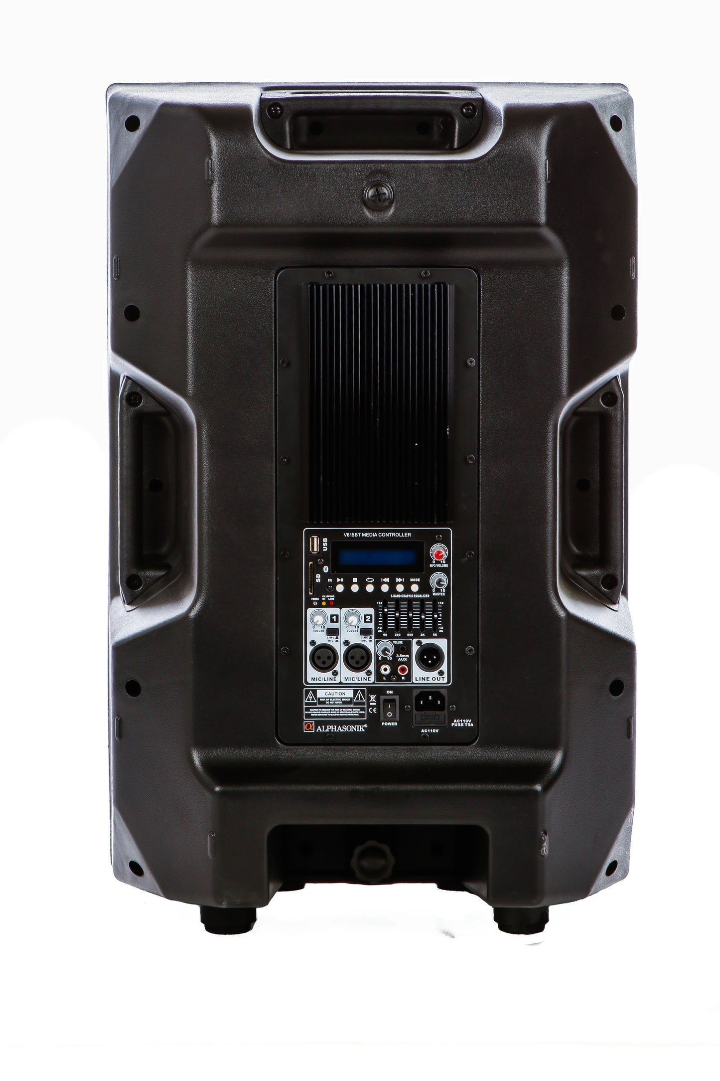 Alphasonik Venum V815BT 15" 1000 W Powered Speaker with Bluetooth