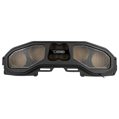Jeep JL, JT Overhead Sound Bar With Vinyl Finish and Dream LED Lights 4 X 8" and 4 X 3.8" Tweeters (MADE IN USA)