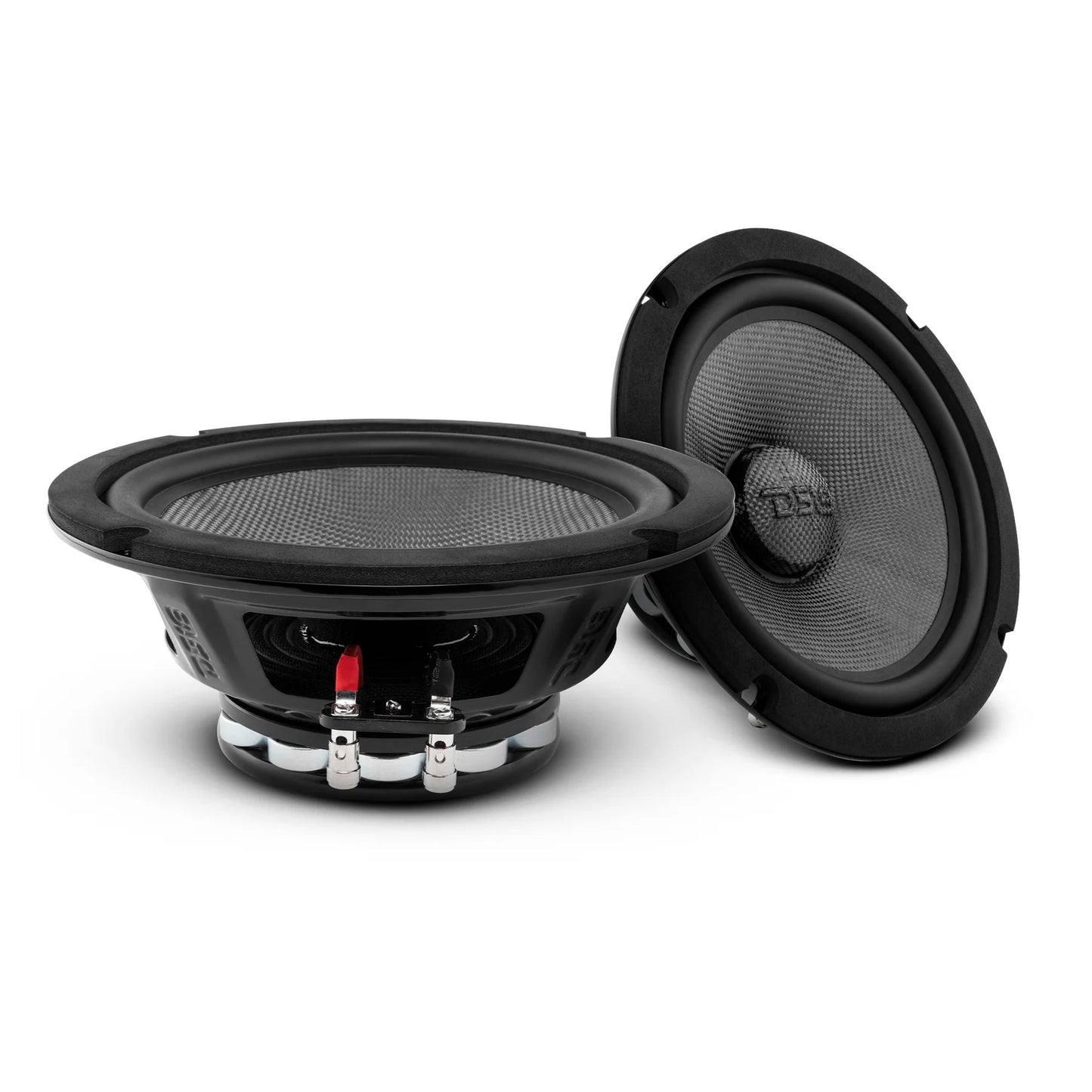 DS18 PRO-CF8.4NR 8" Mid-Bass Loudspeaker with Water Resistant Carbon Fiber Cone And Neodymium Rings Magnet 600 Watts 4-Ohm