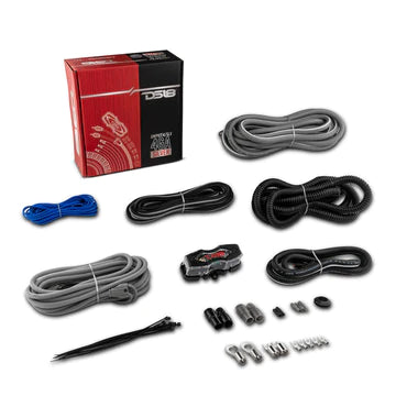 DS18 AMPKIT4 – 4GA CCA Installation Kit for Car Audio Amplifiers