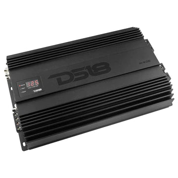 DS18 H-KO5 HOOLIGAN SPL 1-Channel Monoblock Car Amplifier, Voltmeter, Clip Indicator 5000 Watts Rms 1-Ohm Made In Korea