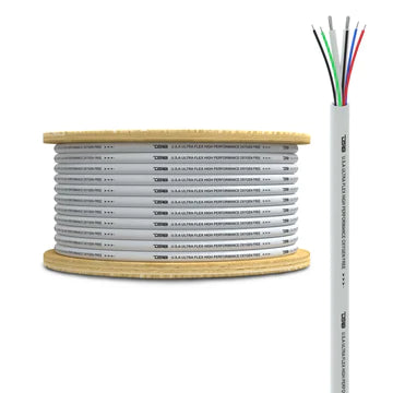 DS18 HYDRO MOFC16/18GA-100SWRGB Marine Tinned 100% Copper OFC 18-GA RGB LED Wires with 16-GA Speaker Wires 100 Feet Ships Free Next Business Day