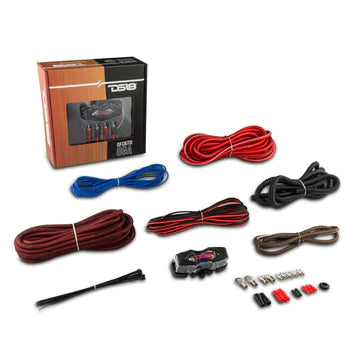 DS18 OFCKIT8 8-GA OFC Ultra Flex 100% Cooper Installation Kit For Car Amplifiers