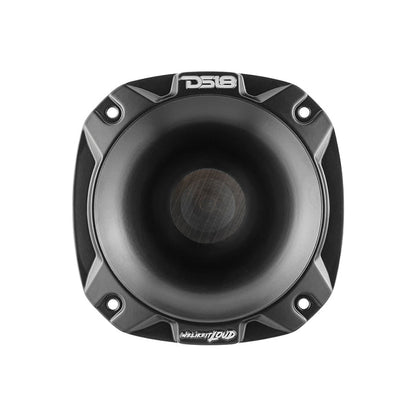 DS18 PRO-DKH1XS 2" Bolt On Throat Compression Driver with Spacer, 2" Throat Titanium VC and PRO-HA52/BK Horn 640 Watts 114dB 8 ohm Mounting Depth 5.74"