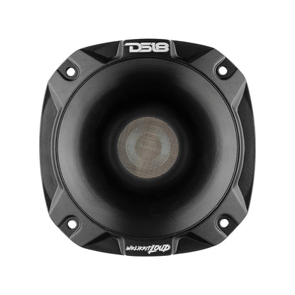DS18 PRO-DKN1XSPH 2" Bolt On Throat Neodymium Driver with Spacer, 2" Throat Phenolic VC 640 Watts and PRO-HA52/BK Horn 680 Watts 117dB 8 Ohm Mounting Depth 5.22" Throat