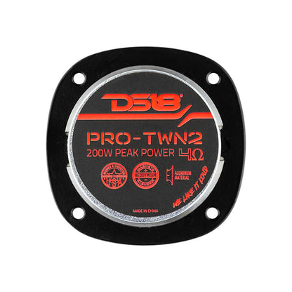 DS18 PRO-TWN2 3" High Compression Neodymium Hybrid Driver/Tweeter 200 Watts 1" Phenolic 4-Ohm Vc