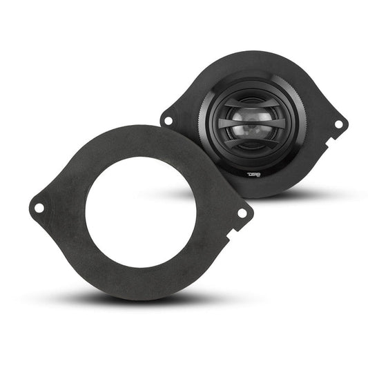 DS18 PRO-TWR3 3" Adapter Abs Ring for Tweeters Perfect for Jeeps/Chrysler. Pair ( TW2.5 , PRO-TW820 and PRO-TWN4 Recommended)