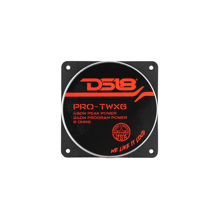 DS18 PRO-TWX6 4" Super Bullet Tweeter 480 Watts 1.5" Aluminum 8-Ohm Vc