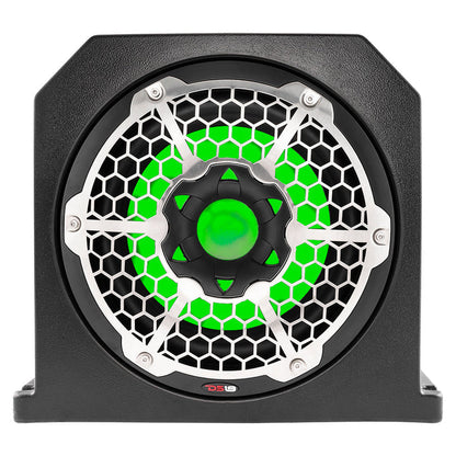 DS18 HYDRO NXL-10SUBLD 10" Marine & Motorsports Subwoofer Box Loaded with Integrated RGB Lights 4 Ohms 700W