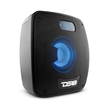 DS18 TLV6 6.5" Amplified Self Powered Portable Party Speaker With LED Light Bluetooth And TWS